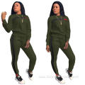 Casual O-neck 2 Piece Tracksuit Women Set